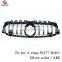 GT R style front bumper grille mesh for Mercedes Benz A class W177 ABS grill