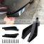 AUSO 2Pcs Universal Auto Parts ABS Rear Side Diffuser Splitter Spoiler Scratch Protector Bumper Lip