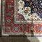 Yamei Lagend blue color persian silk carpet and rug 4x6ft