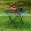 Aluminum alloy top quality outdoor furniture mini collapsible wine portable bbq camping folding picnic table