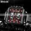BREAK 5645 Men'S Fashion Casual Auto Date Leather Quartz Rectangle Watch