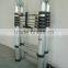 7.2m 2 in 1 telescopic ladder single ladder 7.2m A type ladder 3.6m+3.6m