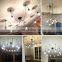 home decorative hotel loft indoor lighting modern LED pendant Rope Ceiling hanging lamp retro vintage drop light chandelier