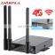 4G router 2.4GHz WIFI 802.11B/G/N indoor metal housing 4LAN ports