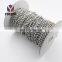 Fashion High Quality Metal Brass Faceted Ball Chain