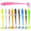JOHNCOO Soft Plastic Lure Mold Soft Bass Fishing Lures 50mm 0.75g Tuna Lure 10pcs