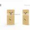Multifunctional Natural Household Living Room Rectangle Bamboo Tidal Analog Wall Clock