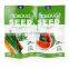 Plastic stand up aluminum foil pouch tomato watermelon sunflower vegetable and fruit seeds small aluminized silver bag