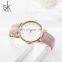 SHENGKE Classic Leather Women Watch K0110L Multi Color Choice Watch for Women Minimalist Lady Wristwatch Quartz