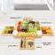 Bamboo Cheese Board Charcuterie Platter With Stainless Steel Cutlery Set Serving Platter Tray For Gift