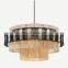 Vietnam Supplier Jute Lampshade Rustic 100% nature straw Pendant Light Decor Home Wholesale