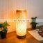 Hot Sale Tall Bamboo Wicker Boho Table Lamp, Natural Bedroom Decorative Room Vietnam Manufacturer