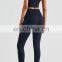 Custom Logo Wholesale Women Dancing Yoga Set Gym Fitness Wear Adjustable Shoulder Strap Sexy Bra Leggings 2 Piece Set Suit