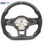 White/Red/Blue/Gray Stitching Carbon Fiber Steering Wheel Alcantara leather For VW Golf MK7 7.5 GTI GTD GTE R 2013-2020 Polo GTI For Tiguan for Passat DSG