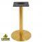 High Quality Brushed Titanium Golden Table Base Stainless Steel Copper Chrome Coffee Table Legs Made of Premium Metal