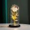 Artificial Preserved Roses in Glass Dome with LED Light Valentine's Day Gift for Women Mom Wholesale
