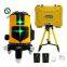 5 Line Green Beam Laser Level Rechargeable Self-Leveling Construction Tool with Adjustable Platform for Wall Ceiling Work