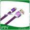High Speed 1M/2M/3M Flat Noodle Micro USB Cable For iphone ipad samsung