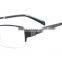 Metal Half Rim Men Eyeglass Frame Fashion Glasses Eyewear