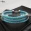 Viya Fashion Bracelet Jewelry Handmade Silver Bracelet Genuine Stingray Leather Bracelet for Wholesales