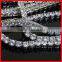 iced out hip hop 70cm mens chain,925 sterling silver/brass high quality cz station necklace for men