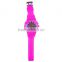 LP1369 Hot product stainless steel case back dual time pu bracelet watch