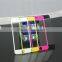 silk print 2.5D full size tempered glass screen protector plasma spraying anti-finger print for iphone 6/6s