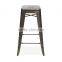 Raw Metal Outdoor/Indoor Furniture Retro Bar Stool ,HYX-806