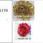 1.5" Shiny Lovely Rosette Shabby Flowers Trim,Chiffon Shabby Flowers,Shabby Chiffon Flowers