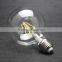 Clear Glass 360 2w 4w 6w 8w e14 e27 dimmable led filament bulb