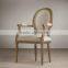 European style solid wood armchair XJ011b