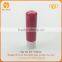 2015 Cute white&red color plastic lip balm tube container