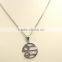 Stainless Steel Fashion Jewelry Best Friends Pendant Necklace