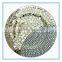 15-45cm Round Shell Mosaic Pattern Hand Crafted Glass Mosaic large decorative license plate