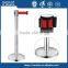 Stanchion Queue Barrier Pole Finish Line Stands Retractable Metal Poles