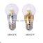 5W E27 LED candle light bulbs clear glass lamp shade AC85-265V
