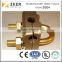 Brass clamp for earth rod and electric cable