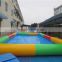 Beautiful design inflatable swimming pool with deck for sale