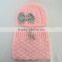 wholesale cheap cute girls crochet beanie hat for baby