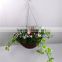Artificial flowers hanging basket