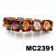wholesale elastic wooden beads rosary bracelet