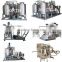 MT-1000L Jacketed Vacuum Process Vessel with Bottom Entry High Shear Mixer with Cutting Blade & Top-Mounted Scraped Surface Mix