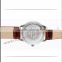 cheap price watch Elegant white dial leather watch for women/small MOQ watch
