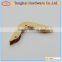 Fashion right-angle side metal corner protector with diamond for bag accessory