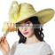 New 2015 yellow hats church women party decorations