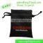Black Small Pouch Satin Custom Logo Satin Gift Bag