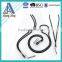 36" Inch Round 1/8" Inch Braided Cord w/ Swivel J-Hook Clip