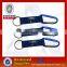 Polyester material design Promotional Carabiner Lanyard key strap on China market