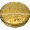 Hot sale children lovely little cute round game tin box tin game box