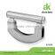 stainless steel doube blade mezzaluna chopper,vegetable chopper